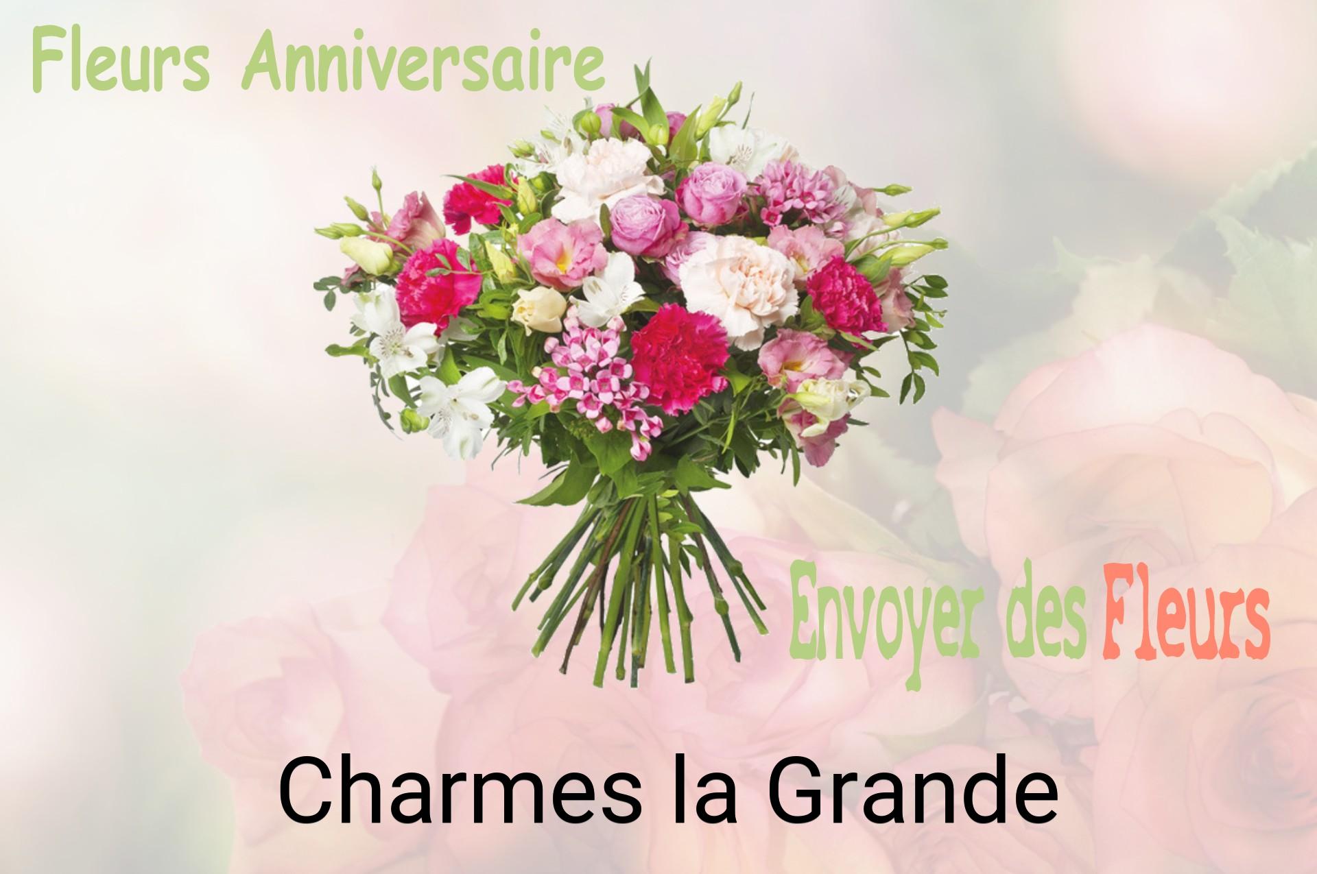 Bouquet de fleurs d’anniversaire livré à Charmes-la-Grande