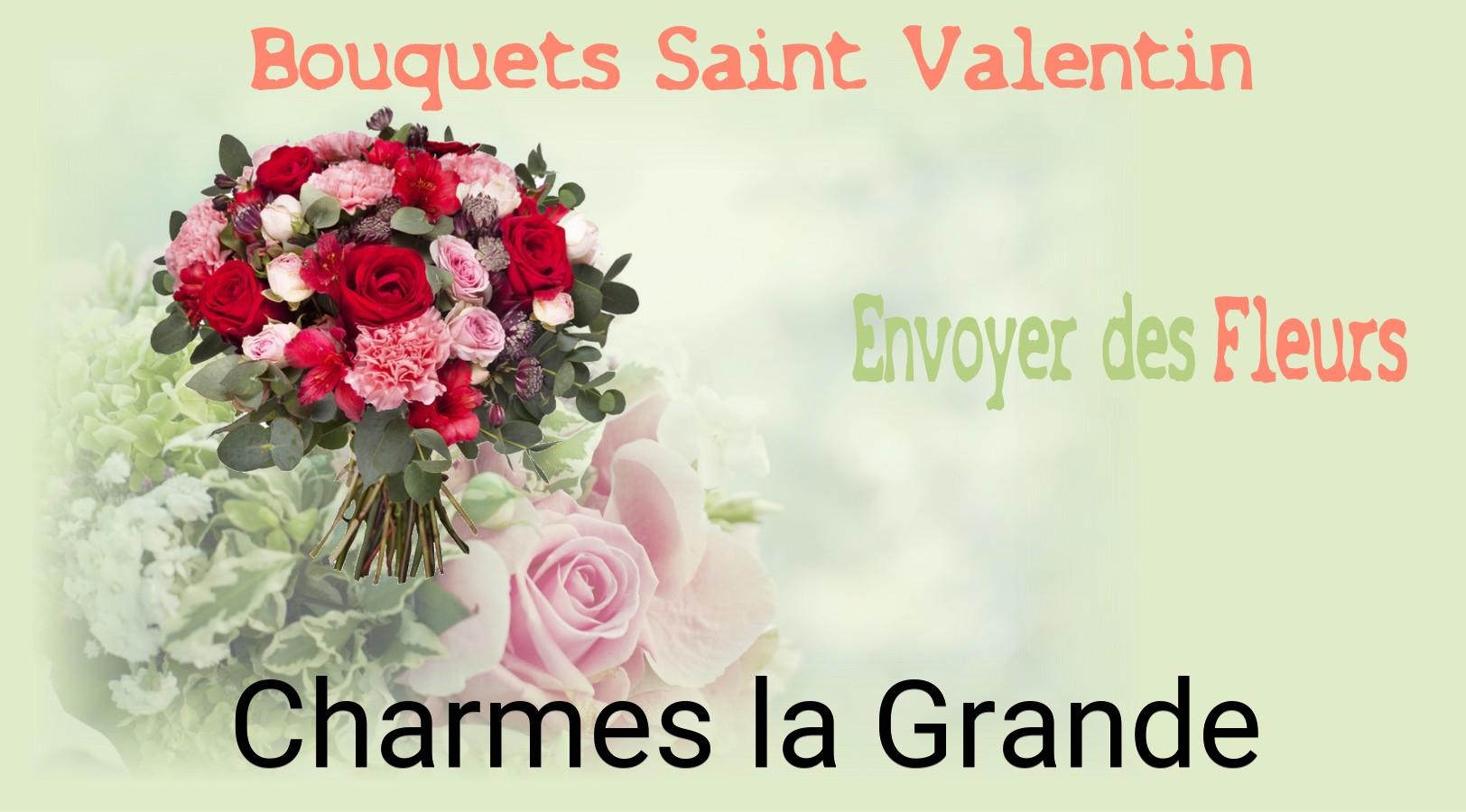 Roses de Saint-Valentin livrées à Charmes-la-Grande